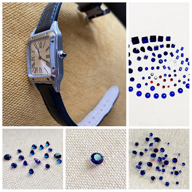 มงกุฎนาฬิกาพร้อมแซฟไฟร์สีน้ำเง - Cartier Watch Ballon Bleu บทวิจารณ์และราคา