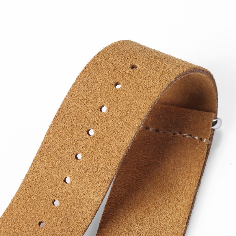 20 มม.22 มม.ทหาร Retro Suede ส - Suede Strap Watch บทวิจารณ์และราคา