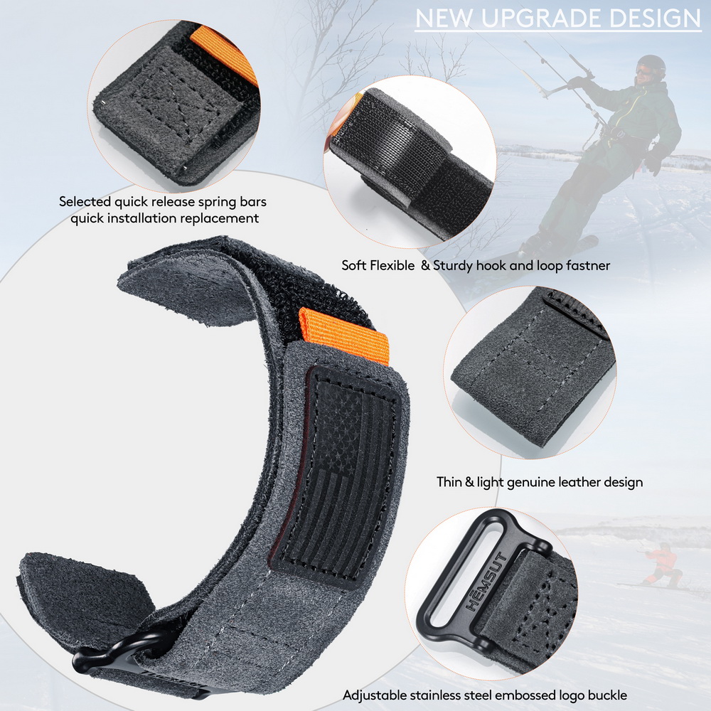 สายนาฬิกาหนังวัวกลับแบบถอดเร็ว - Suede Strap Watch บทวิจารณ์และราคา