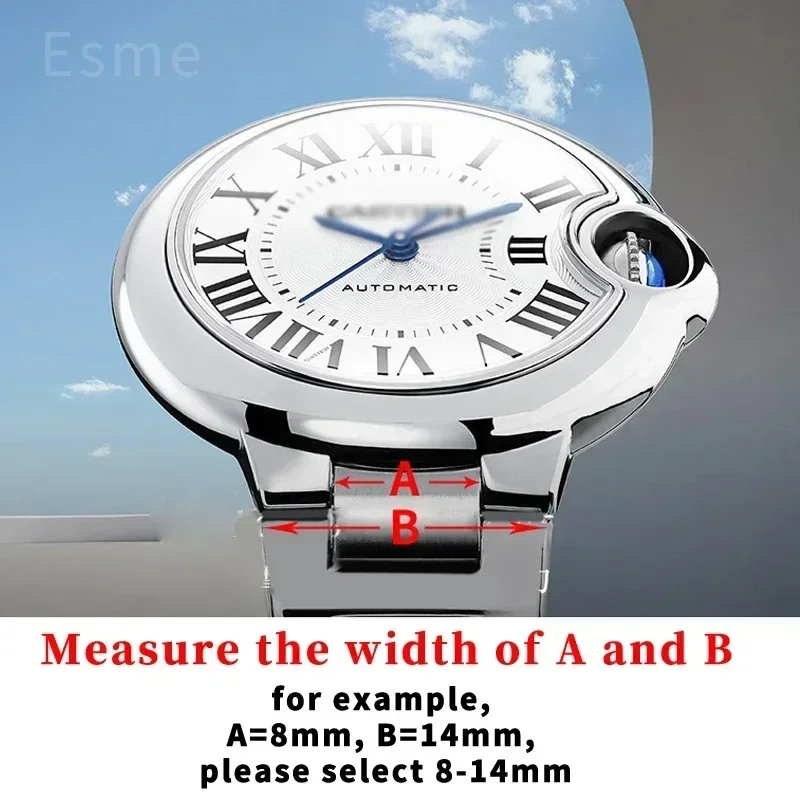 11x18 มม.สายนาฬิกาสำหรับคาร์เท - Cartier Watch Ballon Bleu บทวิจารณ์และราคา