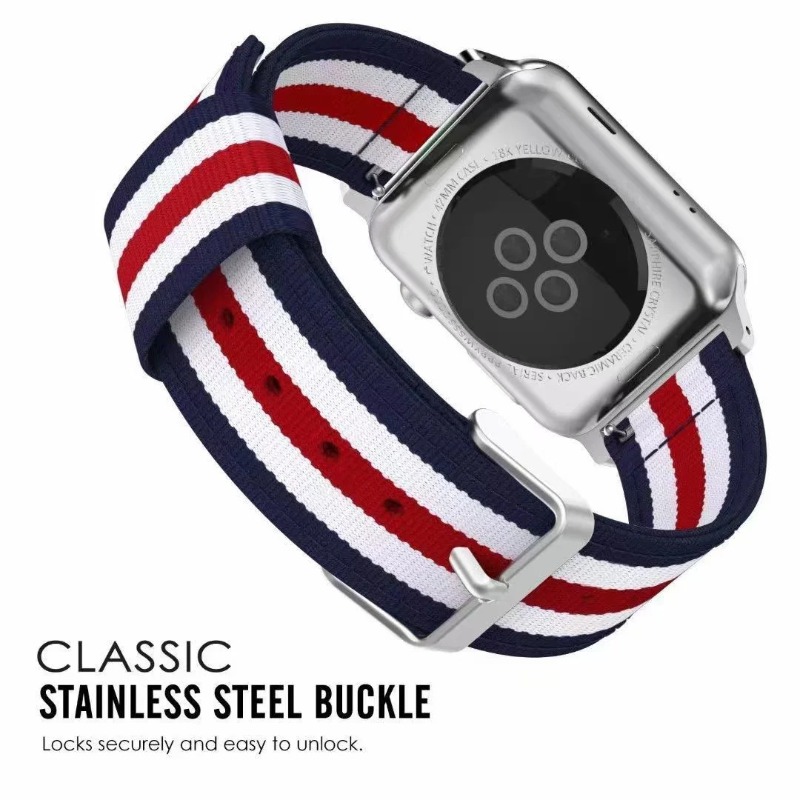 ผ้าใบไนลอนสําหรับ Apple Watch  - Canvas Strap Watch บทวิจารณ์และราคา