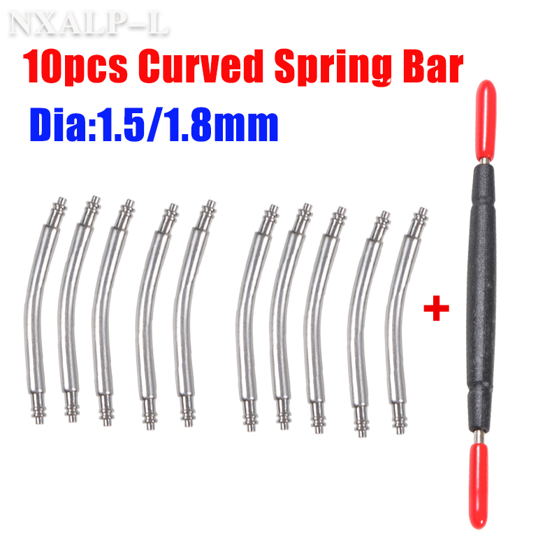 10pcs โค้งสปริงบาร์ 1.5 1.8 มม - Curved Spring Bar บทวิจารณ์และราคา