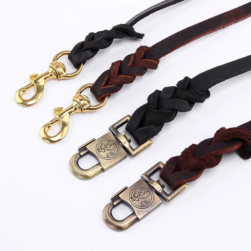 สายจูงสุนัขหนังแท้ - สายจูงฝึก - Leather Strap Quick Release บทวิจารณ์และราคา