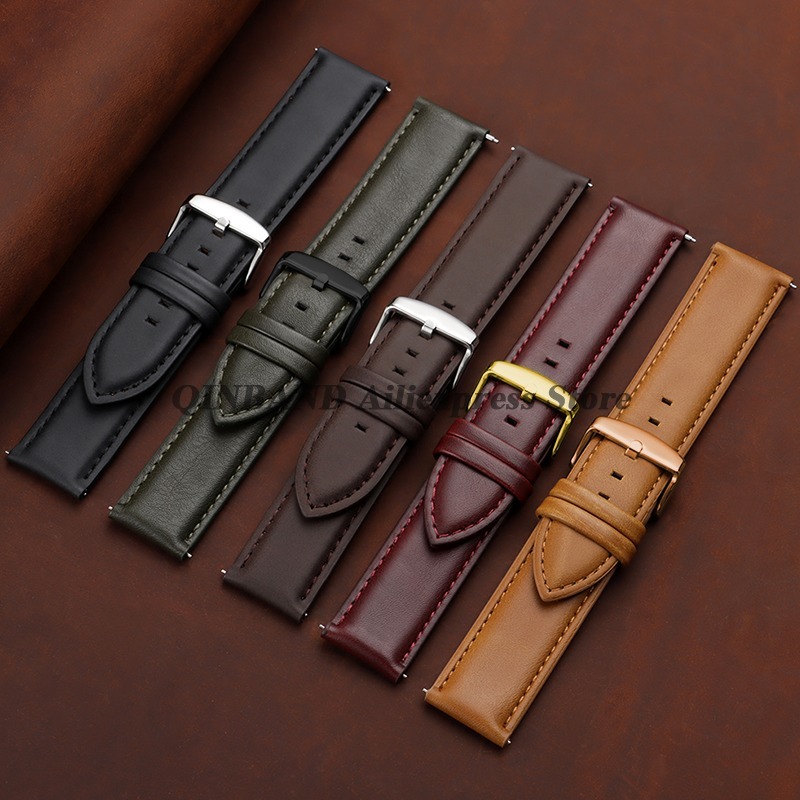 18 มม. 20 มม. 22 มม. 24 มม. สา - Leather Strap Quick Release บทวิจารณ์และราคา
