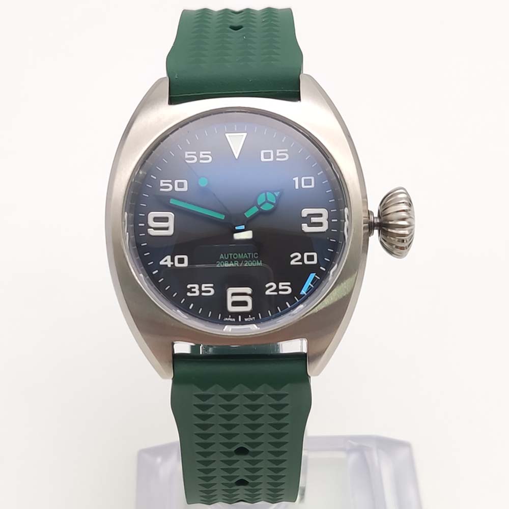 นาฬิกาข้อมือระบบไขลานอัตโนมัติ - Rubber Strap Diver บทวิจารณ์และราคา
