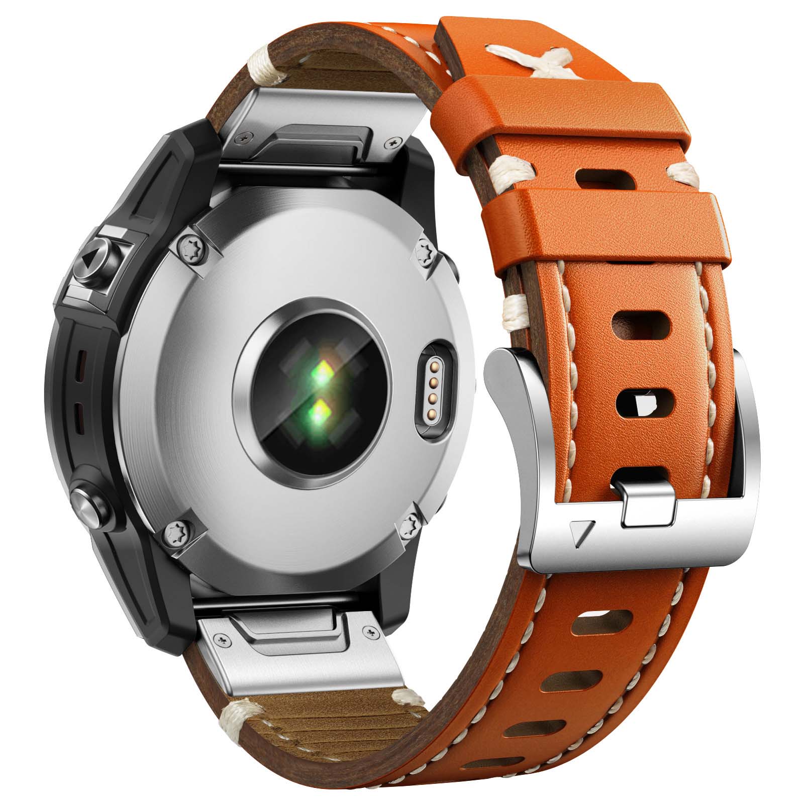 สายหนังแท้ขนาด22 26มม. สำหรับ  - Leather Strap Quick Release บทวิจารณ์และราคา