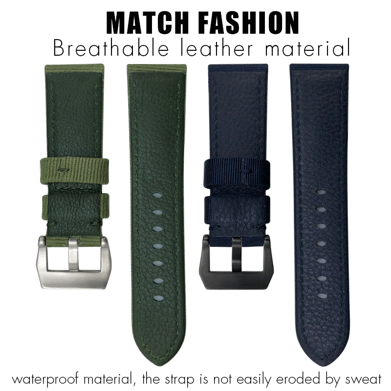 สำหรับ Panerai 24มม. สายนาฬิกา - Canvas Strap Watch บทวิจารณ์และราคา