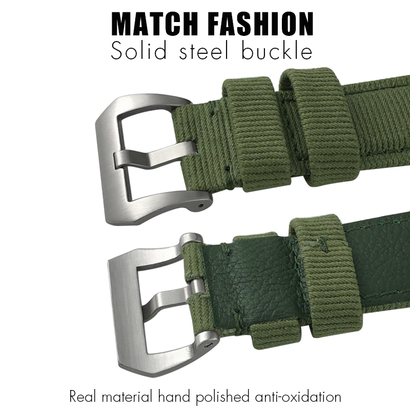 สำหรับ Panerai 24มม. สายนาฬิกา - Canvas Strap Watch บทวิจารณ์และราคา