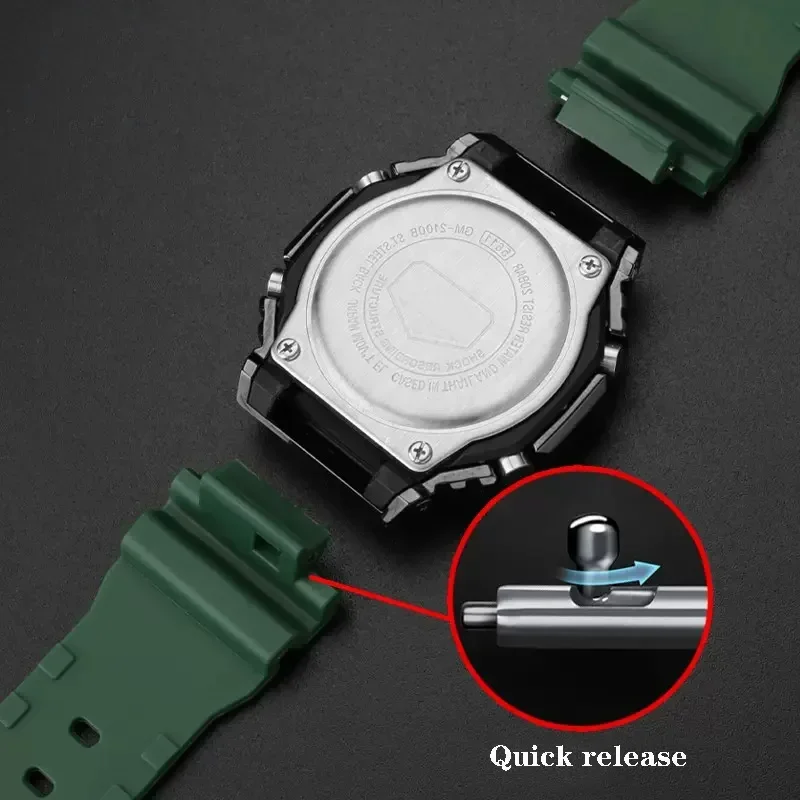 สายนาฬิกายางสำหรับคาสิโอ จี-ช็ - Casio Watch G-Shock Ga-2100 บทวิจารณ์และราคา