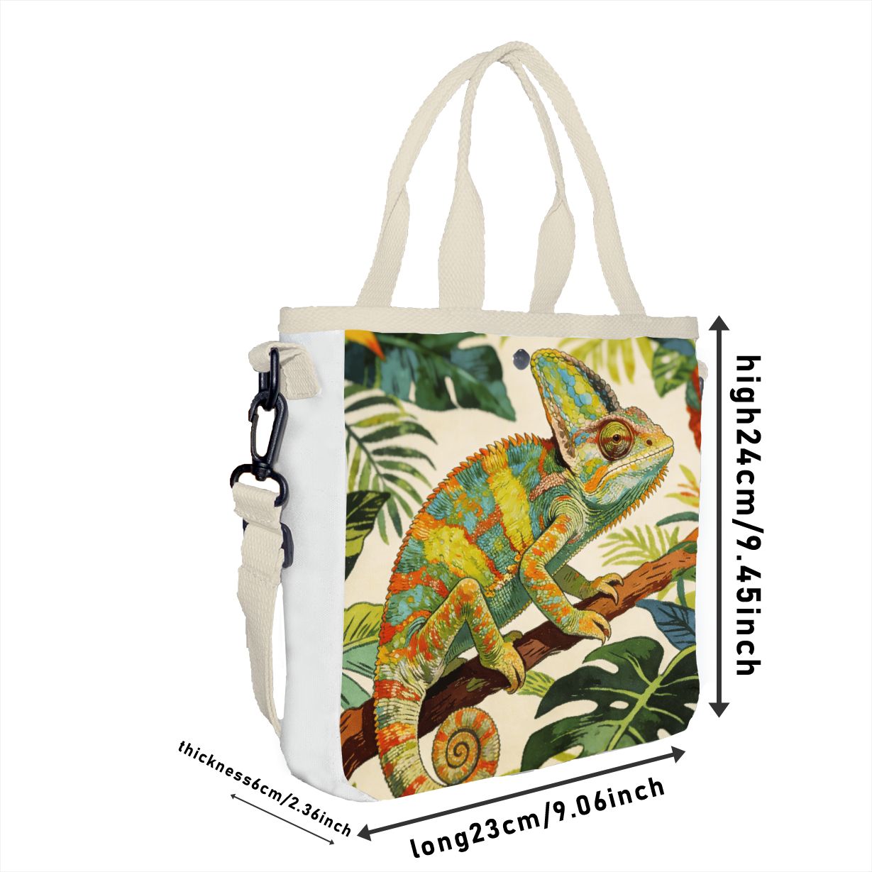กระเป๋าโท้ทลายกิ้งก่าสไตล์วินเ - Tropic Strap Vintage บทวิจารณ์และราคา