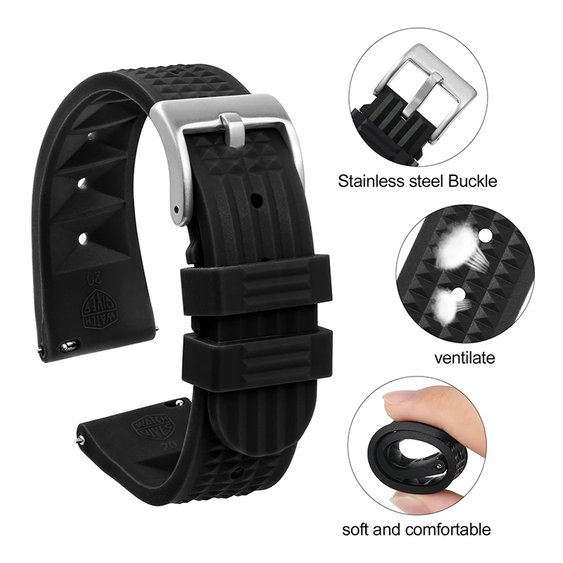 Militado วาฟเฟิลยางขนาด20มม. ส - Nato Strap Nylon บทวิจารณ์และราคา