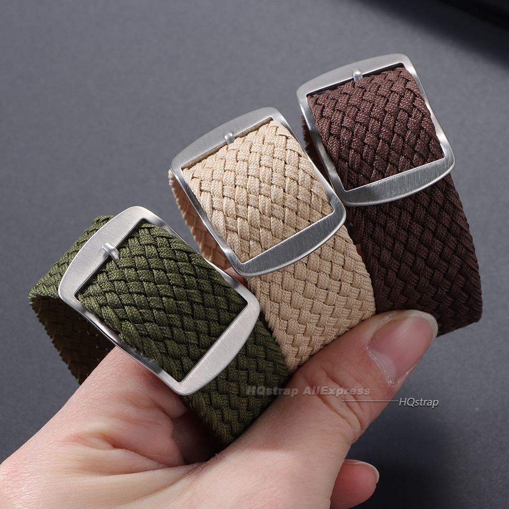 สายนาฬิกาผ้าไนลอนทอ ขนาด 14 มม - Perlon Strap Woven บทวิจารณ์และราคา