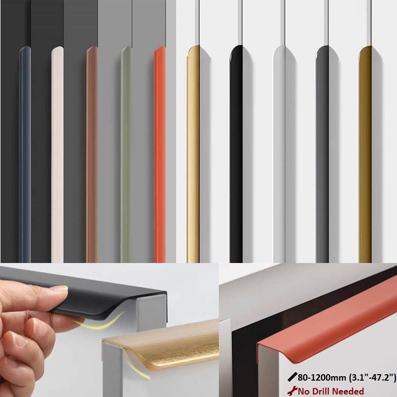 มือจับตู้อลูมิเนียมล่องหนขนาด  - Curved Spring Bar บทวิจารณ์และราคา